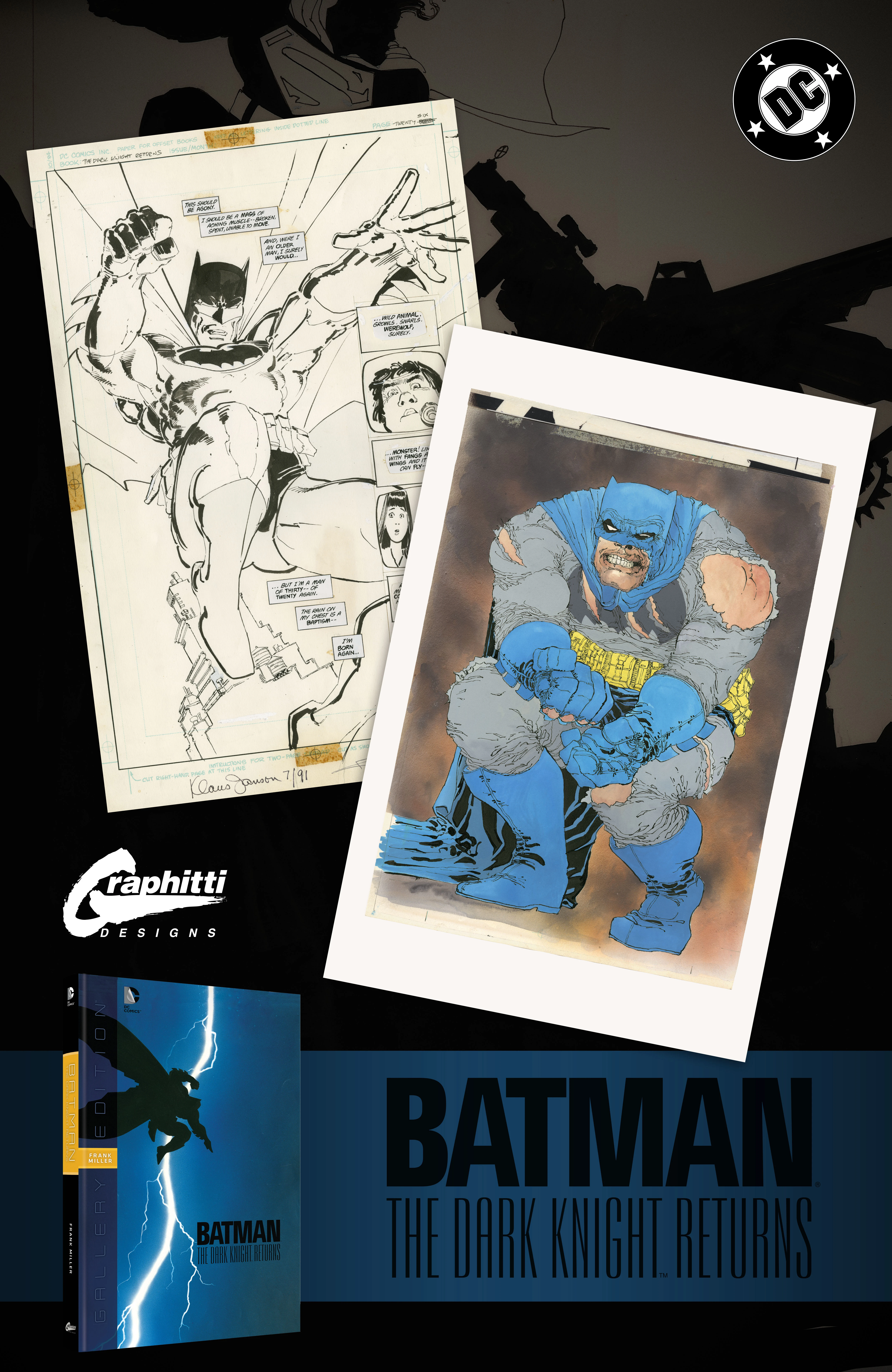 Batman: The Dark Knight Returns Commemorative 40th Anniversary Gallery Edition & Enhancement Packet