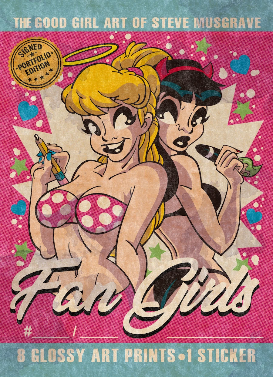 0C. Fan Girls Signed Portfolio Edition Cover